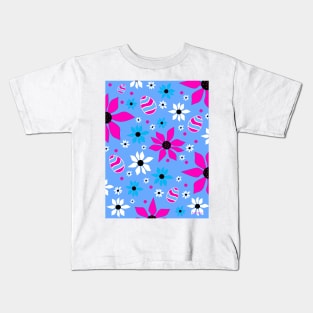 HAPPY  Easter Eggs Pattern Kids T-Shirt